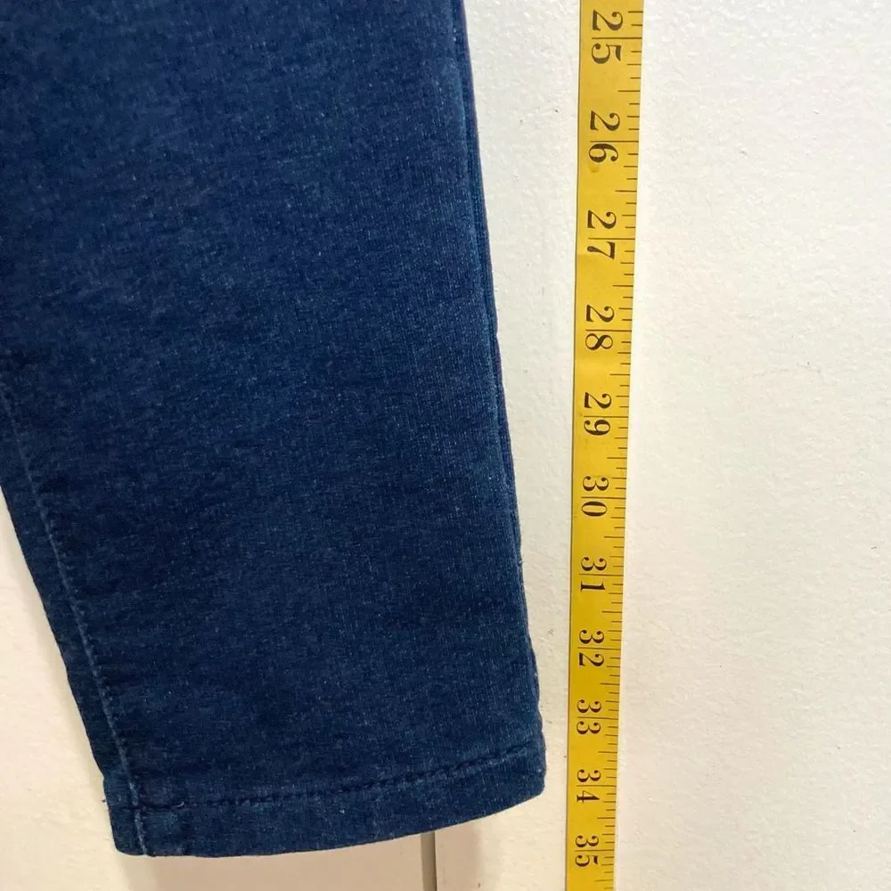 CAT and JACK Mid Rise Soft Knit Stretch Jeggings Dark Denim Blue Girls 10 12
